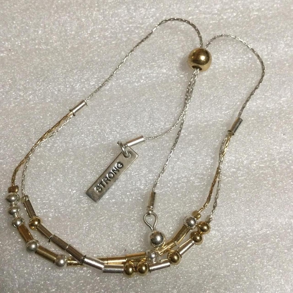 Demdaco Silver and Gold Bracelet